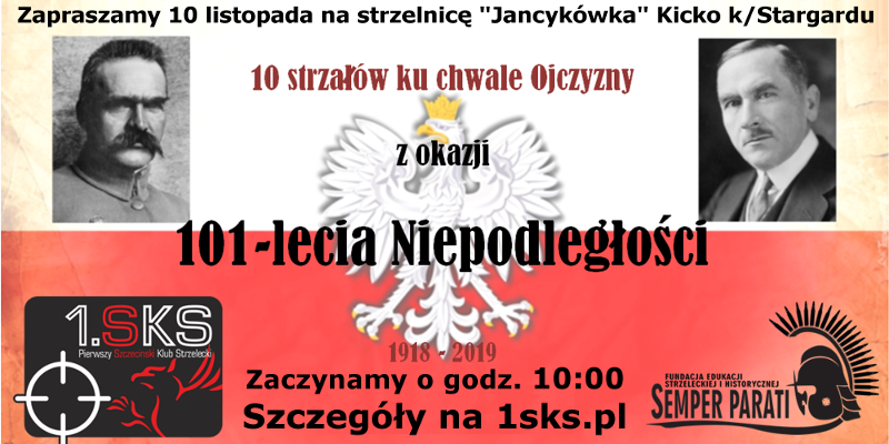 Read more about the article 2019-11-10 – 10 Strzałów ku chwale Ojczyzny