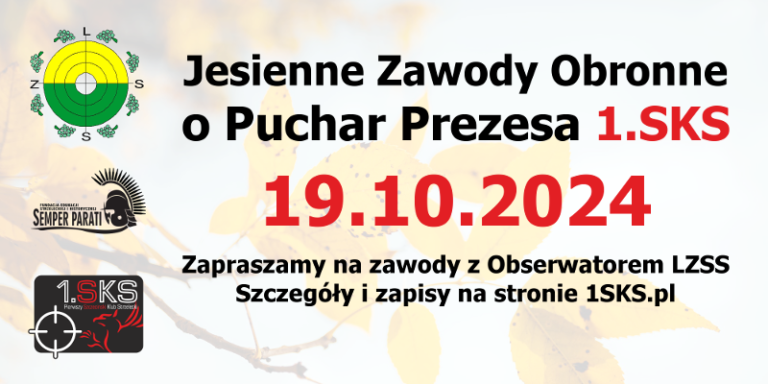 Read more about the article 2024-10-19 – Jesienne zawody obronne o puchar Prezesa